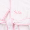 Personalised Unicorn Hooded Baby Robe embroidery.