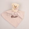 Personalised Bear Baby Comforter embroidered with the boy's name Blake.