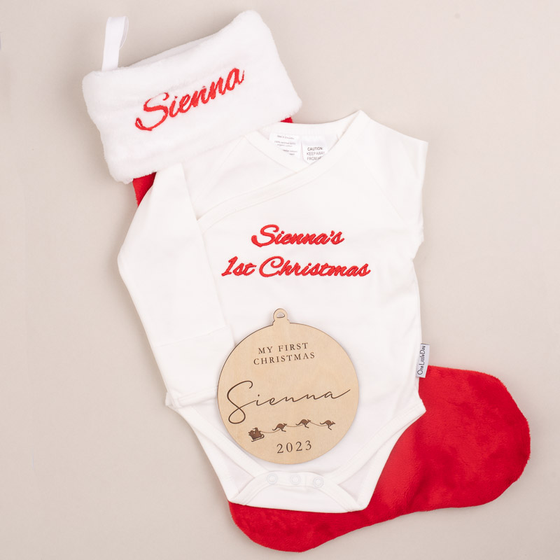 Baby's First Christmas Personalised Gift