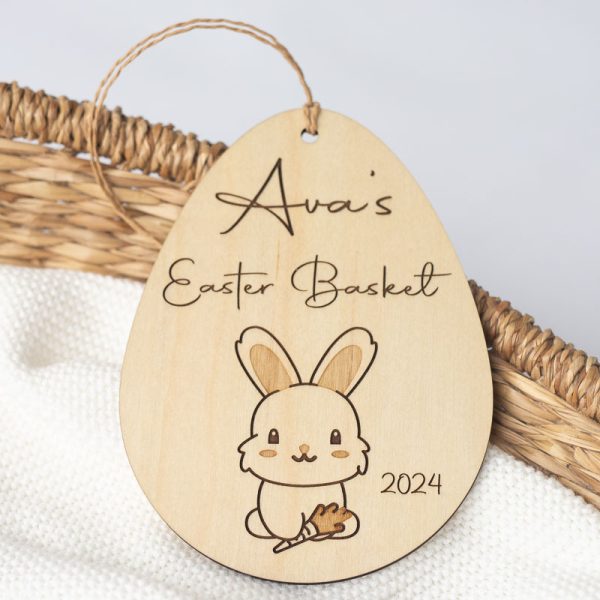 Personalised Easter Basket Disc Ava.
