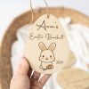 Personalised Easter Basket Disc Ava holding with hand.