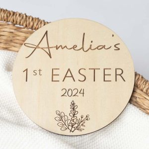 Personalised First Easter Disc Amelia.