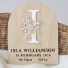 Monogram Baby Birth Disc Letter I Monogram Baby Birth Disc Letter I