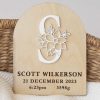 Monogram Baby Birth Disc Letter S Monogram Baby Birth Disc Letter S