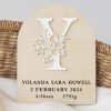 Monogram Baby Birth Disc Letter Y Monogram Baby Birth Disc Letter Y