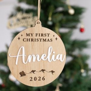 Personalised My First Chritsmas Disc