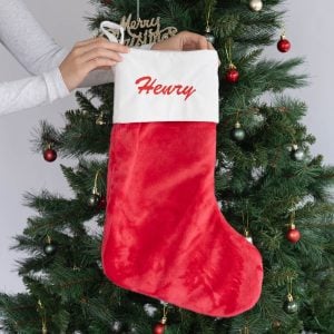 Personalised Red Christmas Stocking Henry