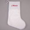 White Baby Christmas Stocking Amelia