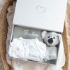 Green Sage Blanket Koala Comforter Baby Koala Onesie Gift Box Green Sage Blanket Koala Comforter Baby Koala Onesie Gift Box