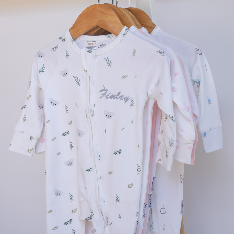 Koala Organic Cotton Onesie Finley Koala Organic Cotton Onesie Finley