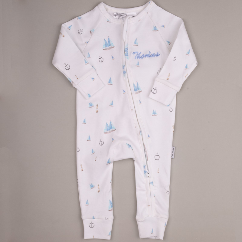 Nautical Organic Cotton Onesie Nautical Organic Cotton Onesie