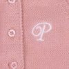 Blush Pink Knitted Cardigan Close White Initial P Blush Pink Knitted Cardigan Close White Initial P