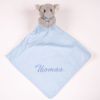 Elephant Baby Comforter Blue Thomas Name Elephant Baby Comforter Blue Thomas Name
